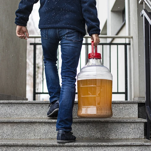 Νταμιτζάνα για κρασί, ελαφριά, άθραυστη, με λαβή μεταφοράς, 25 L - 16