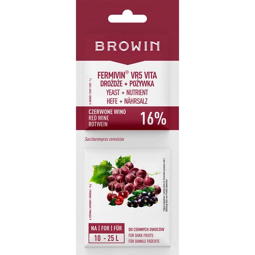 Οινολογικές ζύμες + θρεπτικό - κόκκινα κρασιά