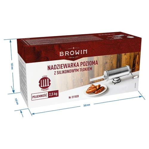 Οριζόντιο γεμιστικό 2,5 kg με έμβολο σιλικόνης - 11