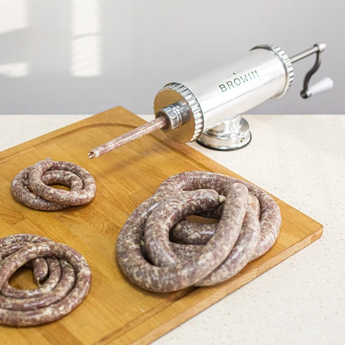 Οριζόντιο γεμιστικό λουκάνικων 1,5 kg με έμβολο σιλικόνης - 14