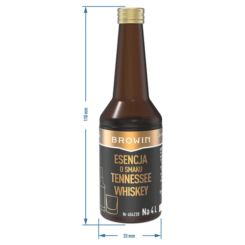Ουσία με γεύση Tennessee Whiskey για 4 L - 40 ml - 8