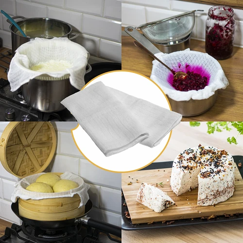 Πανί τυροκομίας από μουσελίνα - 40x40 cm, 2 τεμ. - 8