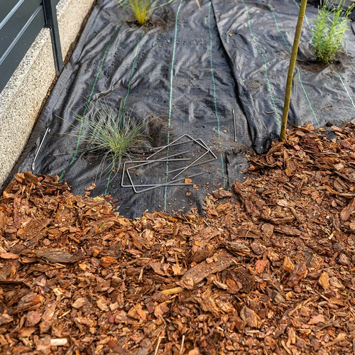 Πείροι για αγροΰφασμα, χαλύβδινοι τύπου U - 100 τεμ. - 10