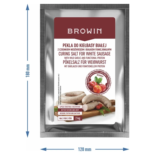 Pekla για λευκό λουκάνικο, με λειτουργική πρωτεΐνη και ασερόλα, 66g - 4