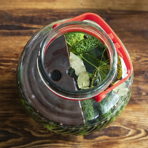 Πέτρα πίεσης για βαρέλια, από λιθόπηκτο κεραμικό, Ø 22 cm - 9