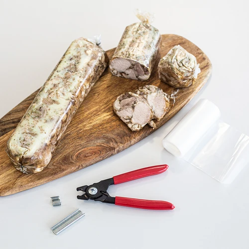 Πολυαμιδικό περίβλημα αλλαντοποιίας 8 m - fi73 mm, 100°C - 4