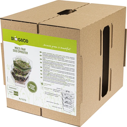 Πολυεπίπεδο φυτρωτήρι Niezłe Ziółko με σπόρους ραπανιού - 21