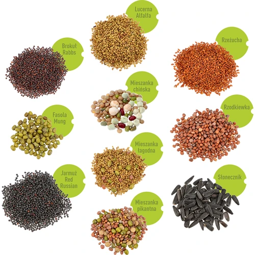 Πολυεπίπεδος βλαστητήρας Niezłe Ziółko + 10 συσκευασίες σπόρων - 3