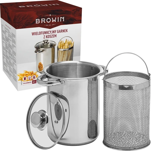 Πολυλειτουργική κατσαρόλα με καλάθι - 4