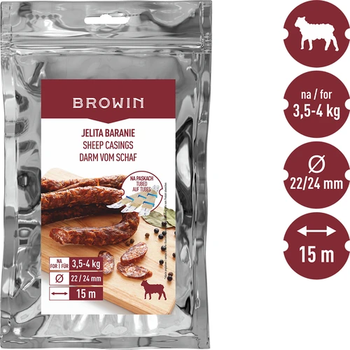 Πρόβεια έντερα - Ø 22/24 mm, σε λωρίδες, 15 m - 4