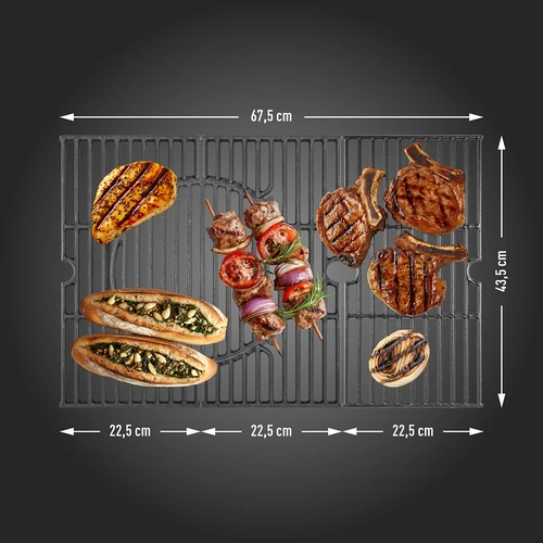 Ψησταριά αερίου dragON BBQ201, 18,8 kW, ασημί - 9