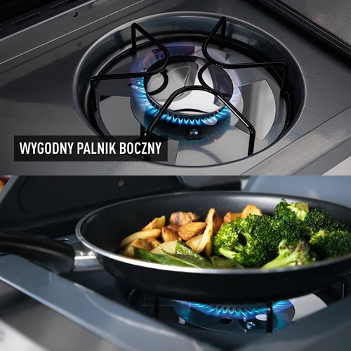 Ψησταριά υγραερίου dragON BBQ101, 11,7 kW, μαύρο-ασημί - 7