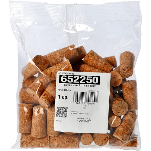 Πώμα από φελλό 21/16 mm 50 τεμ. - 3