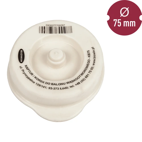 Πώμα / καπάκι για νταμιτζάνες με στενό λαιμό φ 75 mm - 2