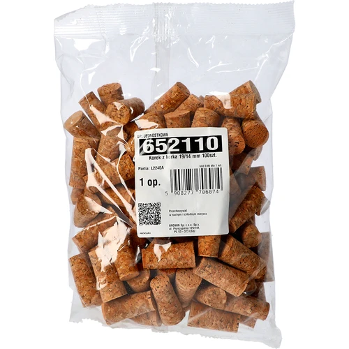 Πώματα φελλού 19/14 mm, 100 τεμ. - 3