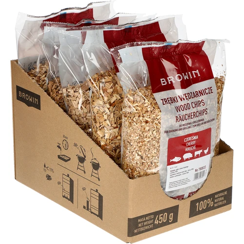 Ροκανίδια για κάπνισμα/γκριλ, κερασιά, 450 g, κατ. 2 - 2