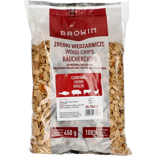 Ροκανίδια για κάπνισμα/γκριλ, κερασιά, 450 g, κλ. 10