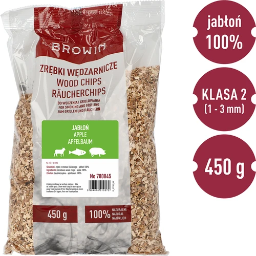 Ροκανίδια για κάπνισμα/γκριλ, Μηλιά - 450 g, κλ. 2 - 2