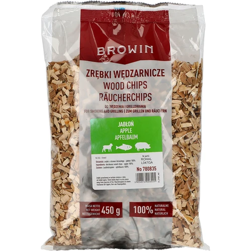 Ροκανίδια για κάπνισμα/γκριλ, μηλιά, 450 g, κλ. 8
