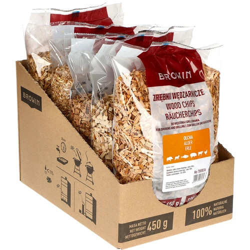 Ροκανίδια για κάπνισμα/γκριλ, σκλήθρα, 450 g, κλ. 8 - 2