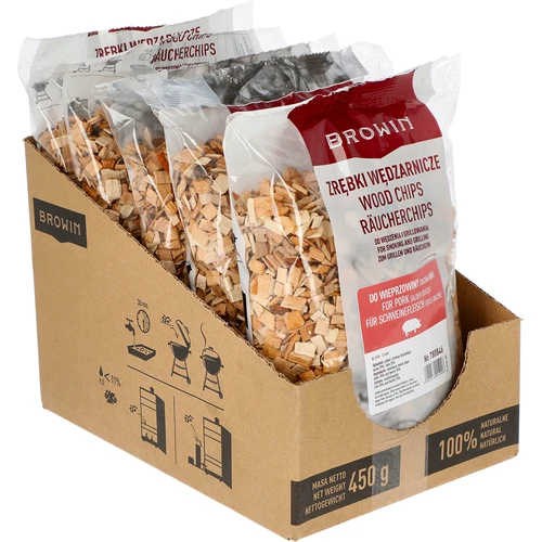 Ροκανίδια για κάπνισμα/γκριλ χοιρινού - μείγμα (70% σκλήθρα, 30% οξιά), 450 g, κλ.10 - 2