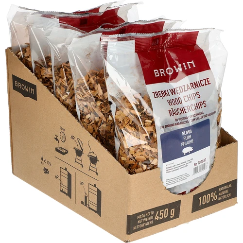 Ροκανίδια για κάπνισμα/ψήσιμο στο γκριλ, δαμασκηνιά, 450 g, κλ. 8 - 2