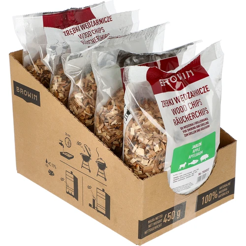 Ροκανίδια για κάπνισμα/ψήσιμο στο γκριλ, μηλιά, 450 g, κλ.10 - 2