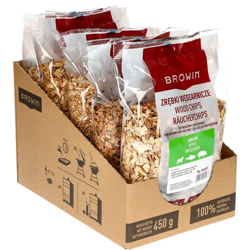 Ροκανίδια για καπνισμό/γριλ, μηλιά, 450 g, κλ. 8 - 2