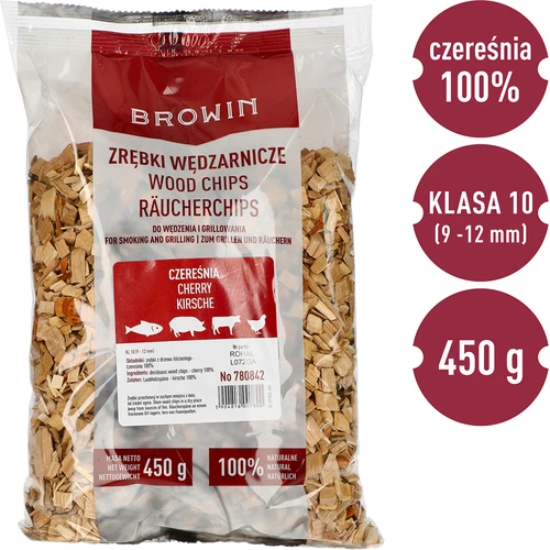 Ροκανίδια καπνίσματος/γκριλ, κερασιά, 450 g, κλ. 10 - 3
