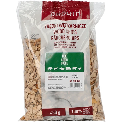 Ροκανίδια καπνίσματος/ψησίματος, οξιά, 450 g, κλάση 10