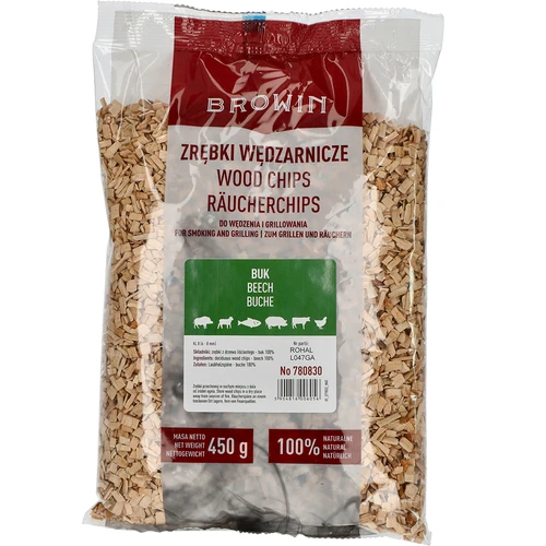 Ροκανίδια καπνίσματος/ψησίματος, οξιά, 450 g, κλάση 8