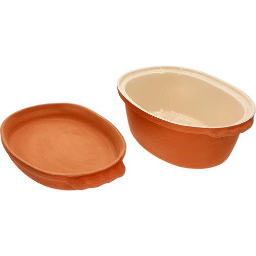 Ρωμαϊκή γάστρα υαλωμένη 4,5 L (μοτίβο μαιάνδρου) - 5