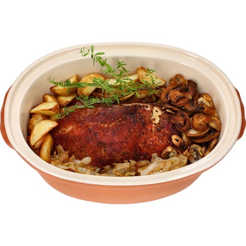 Ρωμαϊκή γάστρα υαλωμένη 4,5 L (μοτίβο μαιάνδρου) - 11