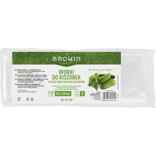 Σακούλες για τουρσιά - για βαρέλι 130 L - 3 τεμ.