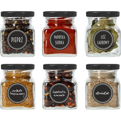 Σετ 12 x βάζα 120 ml + 30 ετικέτες για την επισήμανση μπαχαρικών - 14