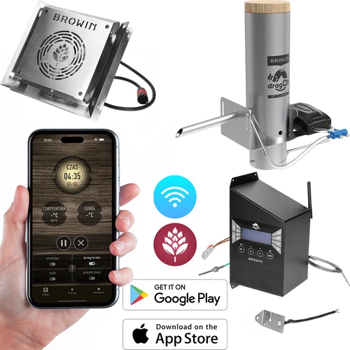 Σετ dragON για καπνιστήρι - μονάδες IQ με Wi‑Fi και γεννήτρια καπνού JET 2 LONG με συλλέκτη στάχτης