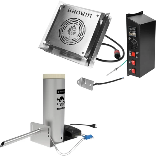 Σετ dragON για καπνιστήριο - ηλεκτρικές μονάδες με ψηφιακό ελεγκτή και γεννήτρια καπνού JET 1 LONG