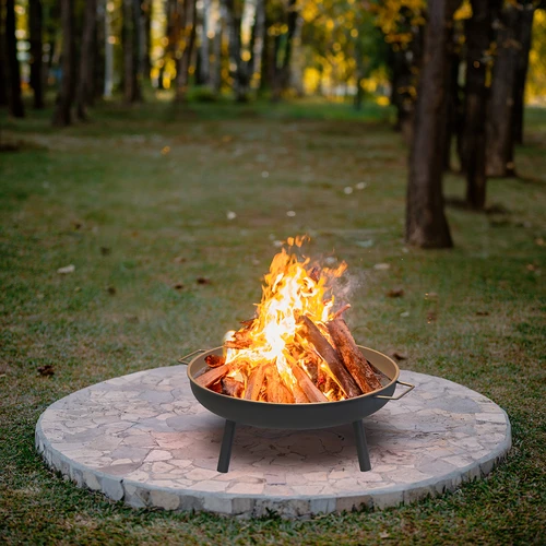 Σετ εστία φωτιάς Ø 58 cm και αναδευτήρας–λαβή για καζάνι ή για καπάκι χυτοσιδηρής κατσαρόλας - 12