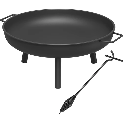 Σετ εστία φωτιάς Ø 58 cm και αναδευτήρας–λαβή για καζάνι ή για καπάκι χυτοσιδηρής κατσαρόλας