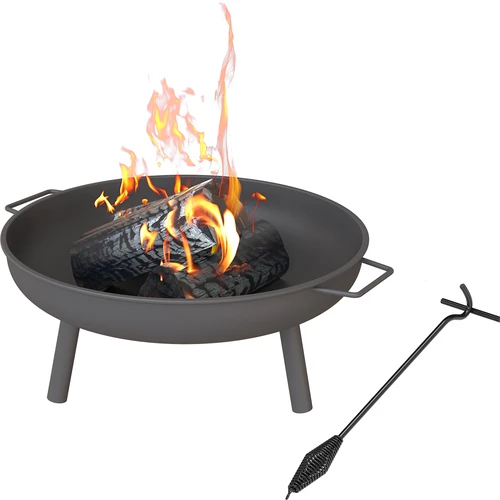 Σετ εστία φωτιάς Ø 58 cm και αναδευτήρας–λαβή για καζάνι ή για καπάκι χυτοσιδηρής κατσαρόλας - 2