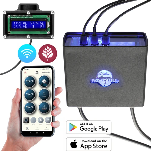 Σετ hawkSTILL Wi-Fi IQ – θερμόμετρο απόσταξης με Wi-Fi και οθόνη