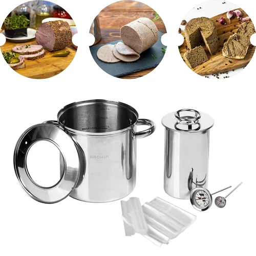 Σετ με υδάτινο μανδύα - παρασκευαστής ζαμπόν 1,5 kg + κατσαρόλα - 7