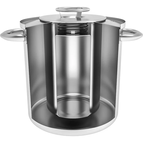 Σετ με υδάτινο μανδύα - παρασκευαστής ζαμπόν 1,5 kg + κατσαρόλα - 3