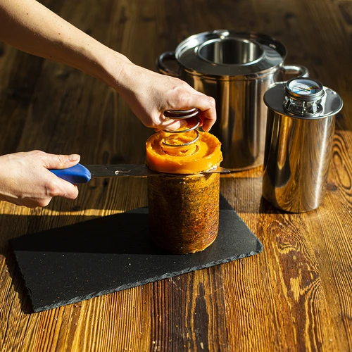 Σετ με υδάτινο μανδύα - παρασκευαστής ζαμπόν 1,5 kg + κατσαρόλα - 25