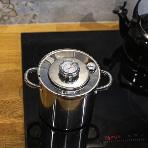 Σετ με υδάτινο μανδύα - παρασκευαστής ζαμπόν 1,5 kg + κατσαρόλα - 20