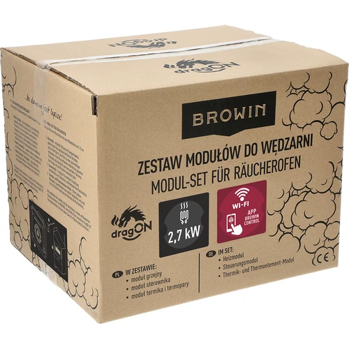 Σετ μονάδων με ελεγκτή Wi-Fi -dragON IQ 2,7 kW, για καπνιστήρια κήπου - 11