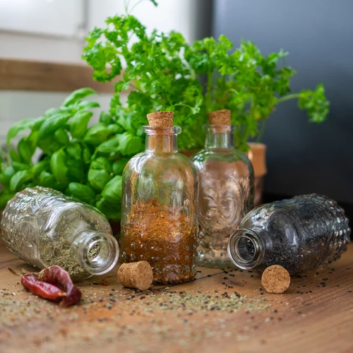 Σετ μπουκαλακίων με φελλούς, 240 ml - 4 τεμ. - 6