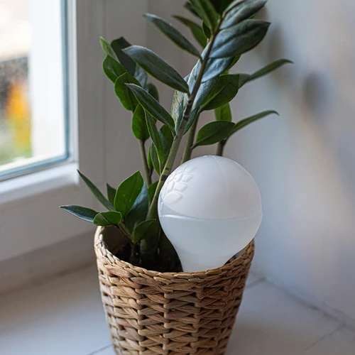 Σφαίρα ποτίσματος για φυτά, λευκή ματ με κεραμική ακίδα, 400 ml - 11