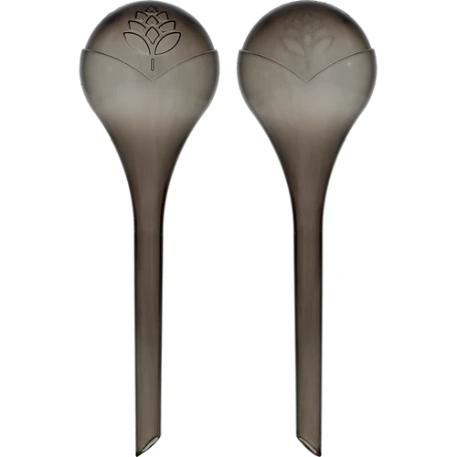 Σφαίρες ποτίσματος για φυτά, διαφανείς μαύρες, 400 ml, 2 τεμ.