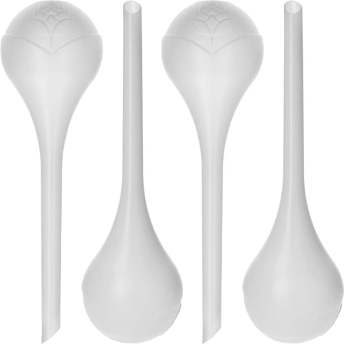 Σφαίρες ποτίσματος για φυτά, λευκές ημιδιαφανείς, 400 ml, 4 τεμ.